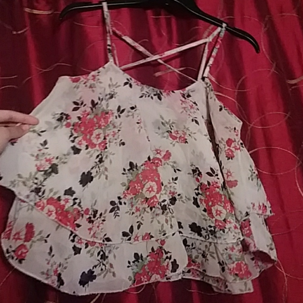 Off white flower shirt